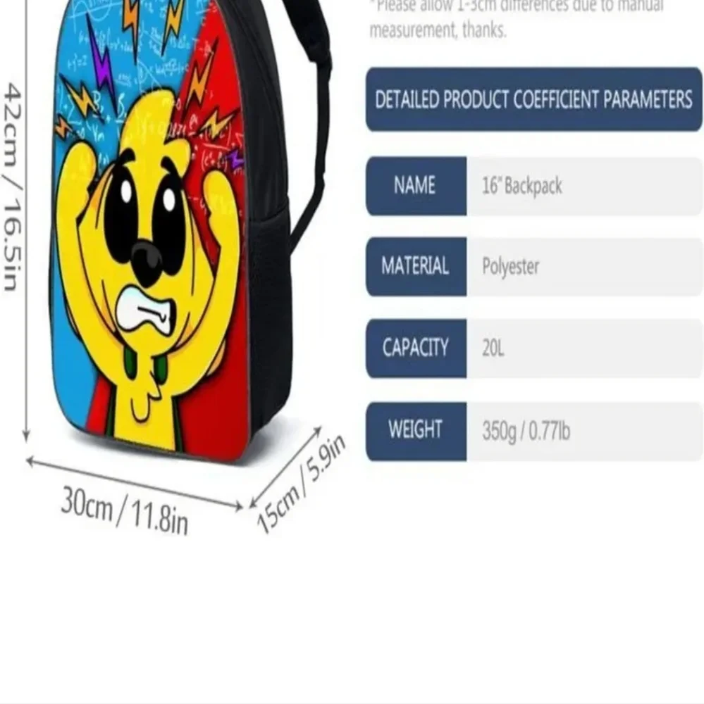 Cartoon Lightweight Waterproof Bookbag